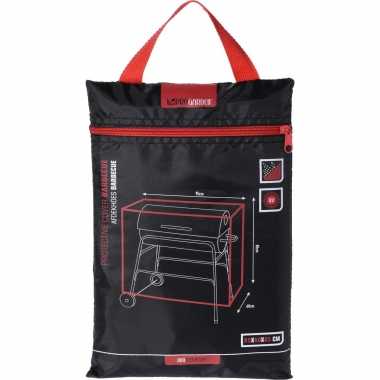 Goedkope afdekhoes/beschermhoes cilindervormige barbecue/bbq zwart 85 95 60