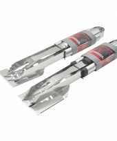 Goedkope 3 delige barbecue gereedschap setje avn rvs