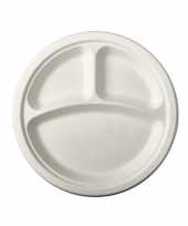 Goedkope 72x stuks witte suikerriet vakjesbordjes 23 biologisch afbreekbaar barbecue