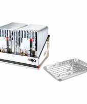 Goedkope aluminium barbecue grillschalen 4 stuks