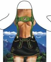 Goedkope funartikel schort alpen girl barbecue