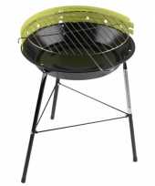 Goedkope ronde barbecue groen