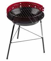 Goedkope ronde barbecue rood