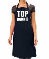 Goedkope top kokkie barbecue schort keukenschort navy dames