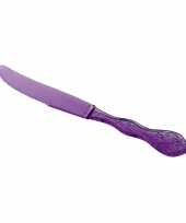 Paarse barbecue messen 10 stuks